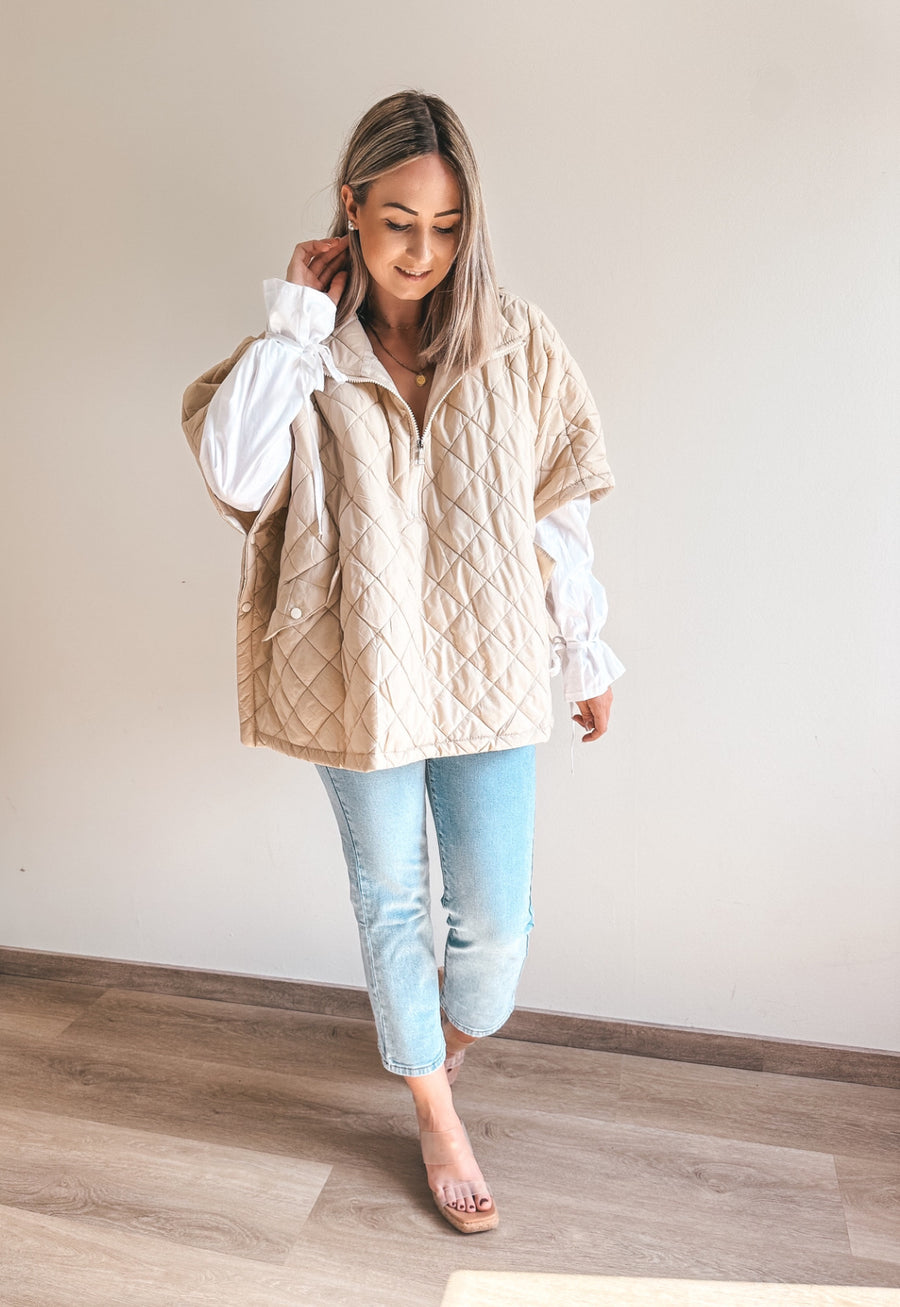CELINE PUFFER JACK - ECRU