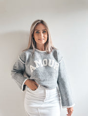 AMOUR KNIT - GRIJS
