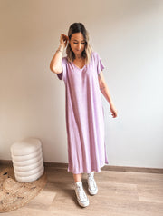 MILLY BADSTOF DRESS - LILA