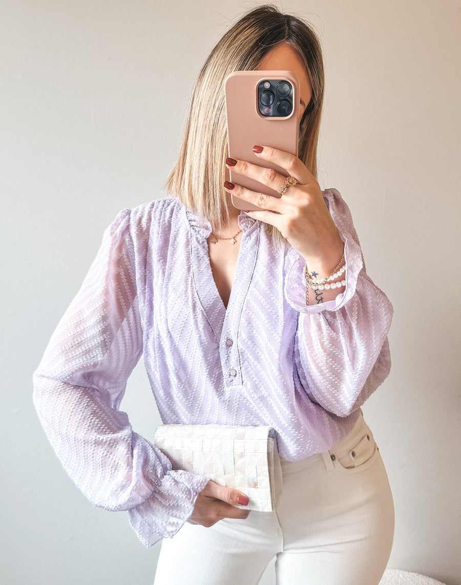 LYNN BLOUSE - LILA
