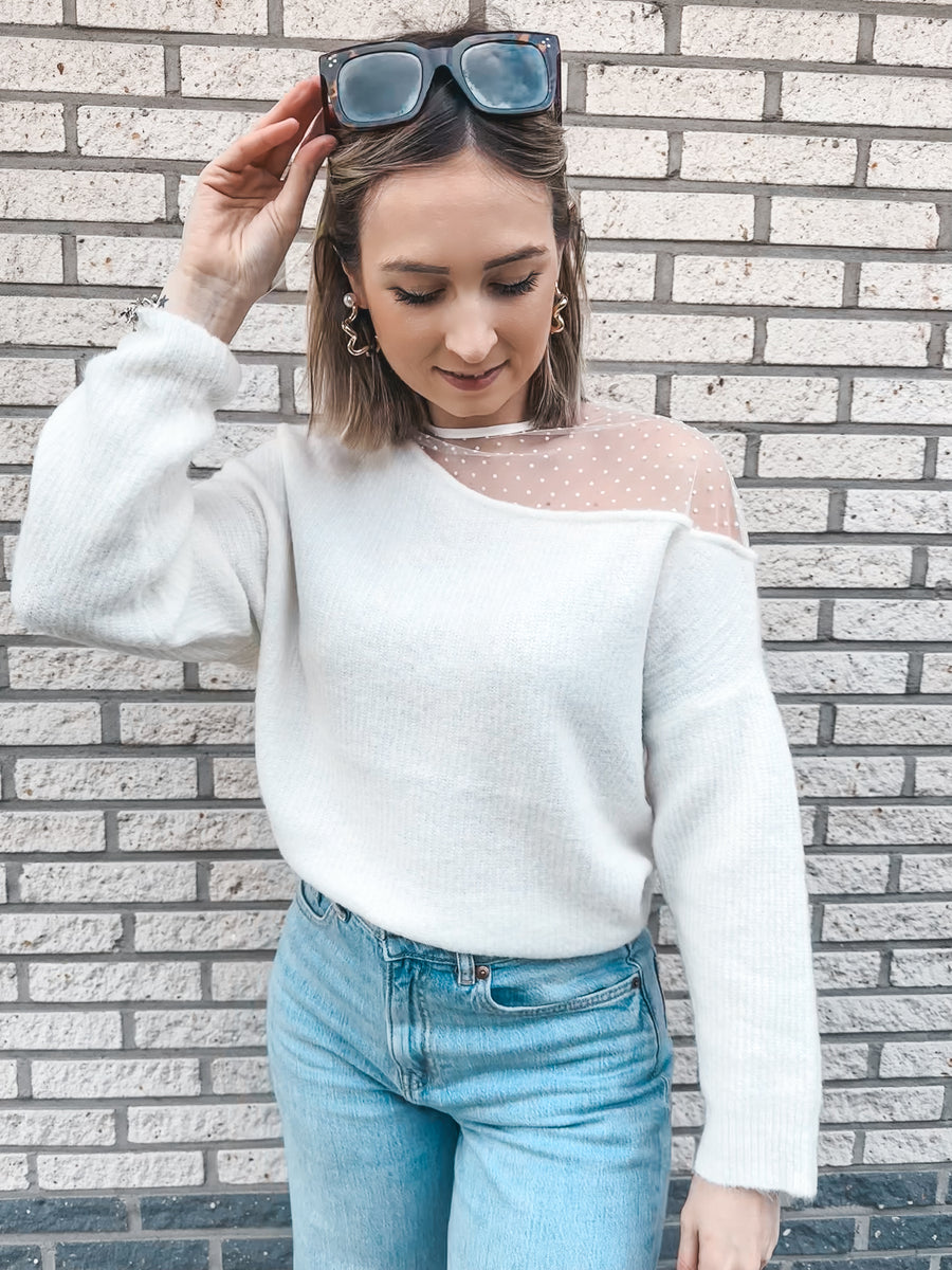 LACE KNIT - WIT