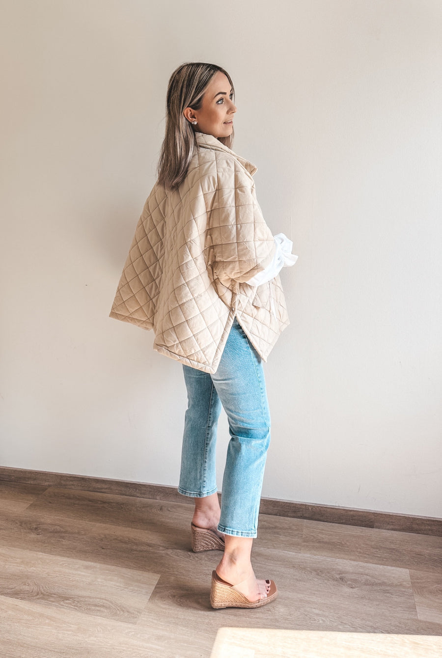 CELINE PUFFER JACK - ECRU