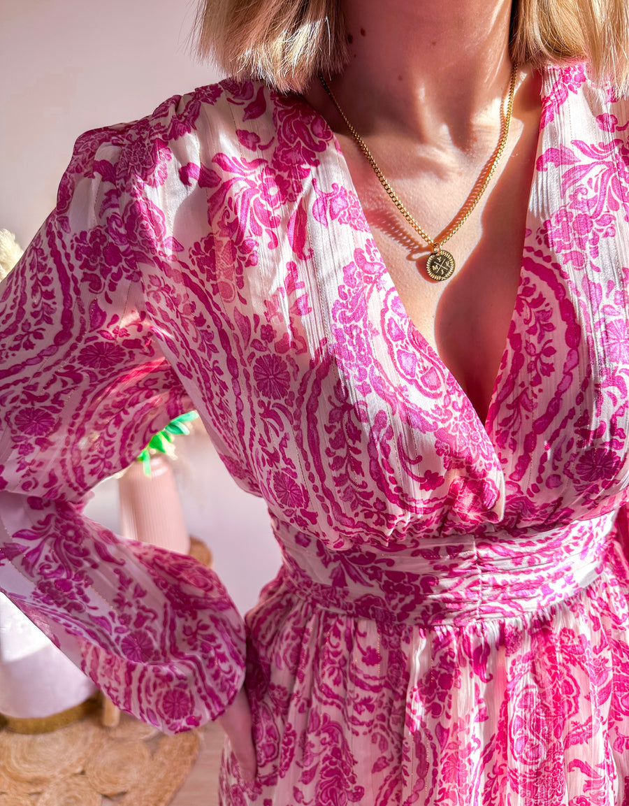 LILLY DRESS - ROZE