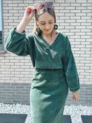 FENNA SET - DONKER GROEN