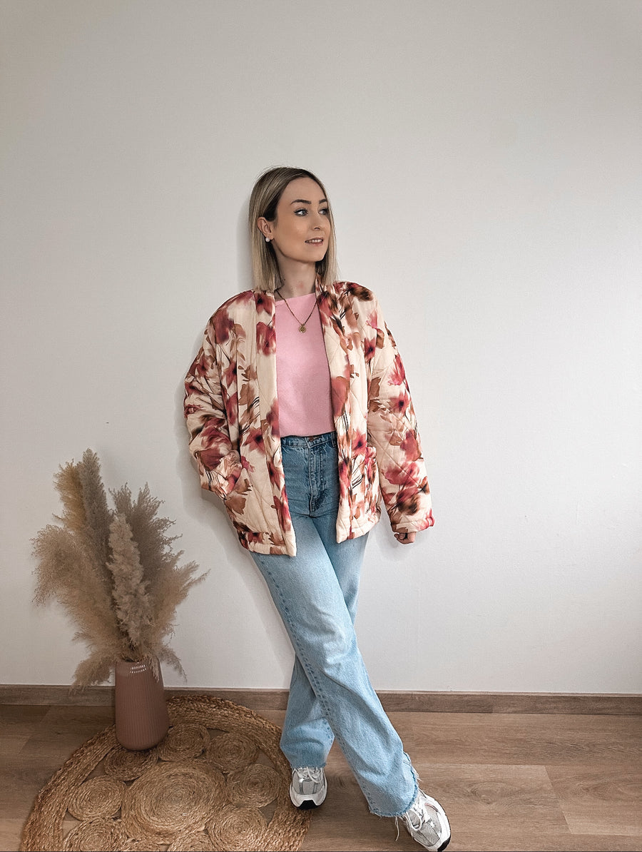 CHLOE PRINTED JACK - ROZE