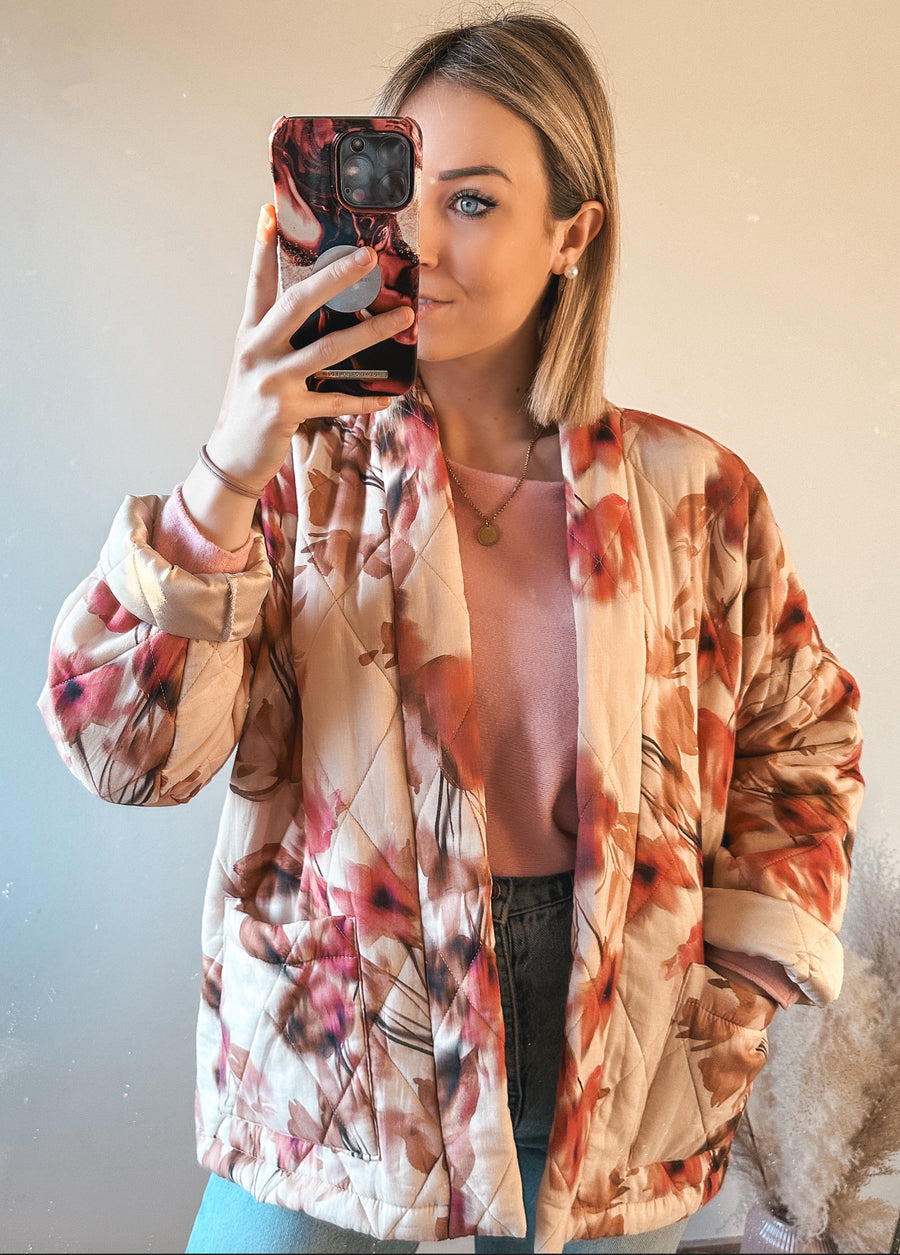 CHLOE PRINTED JACK - ROZE