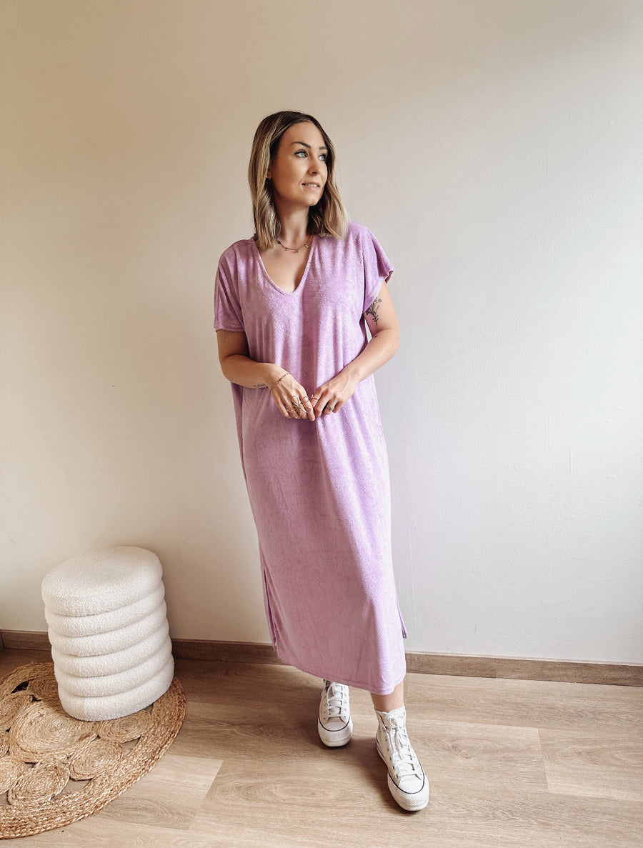 MILLY BADSTOF DRESS - LILA