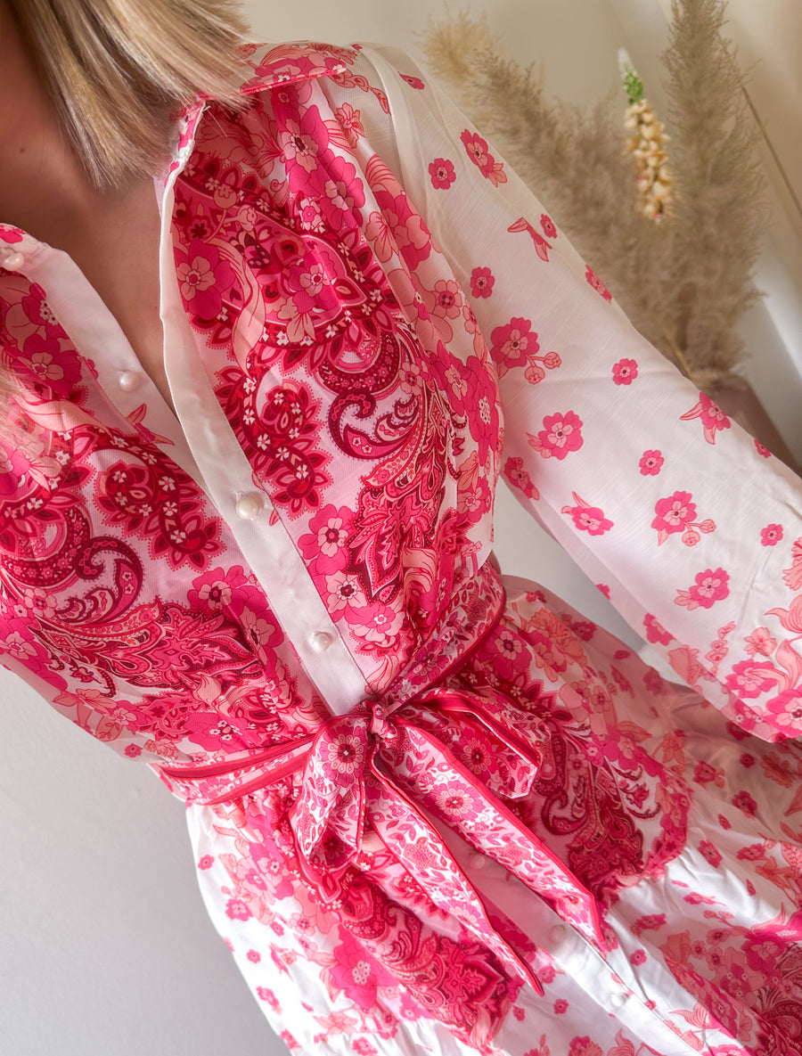 LENA DRESS - ROZE