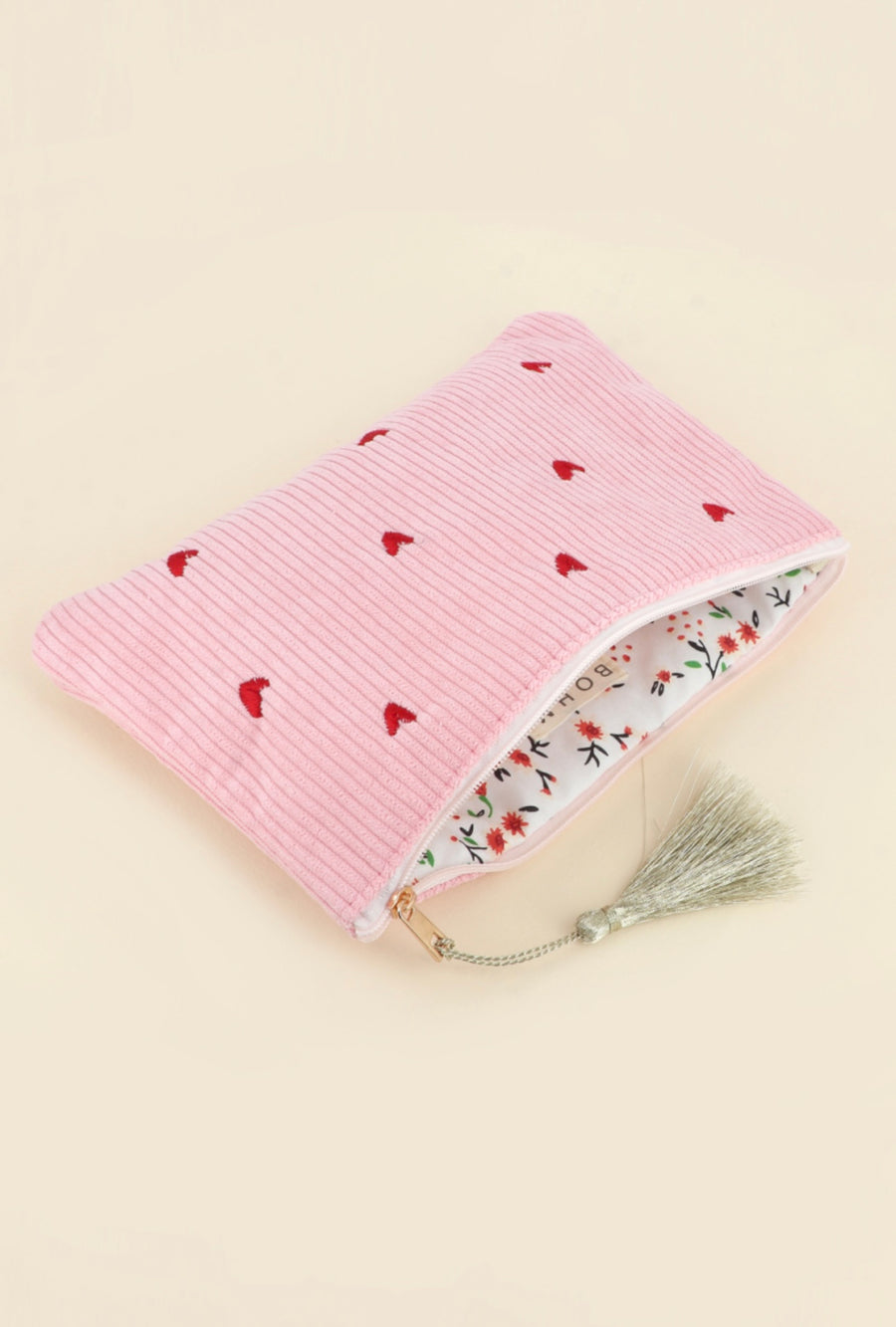 CORDUROY TOILETTAS - ROZE