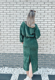 FENNA SET - DONKER GROEN
