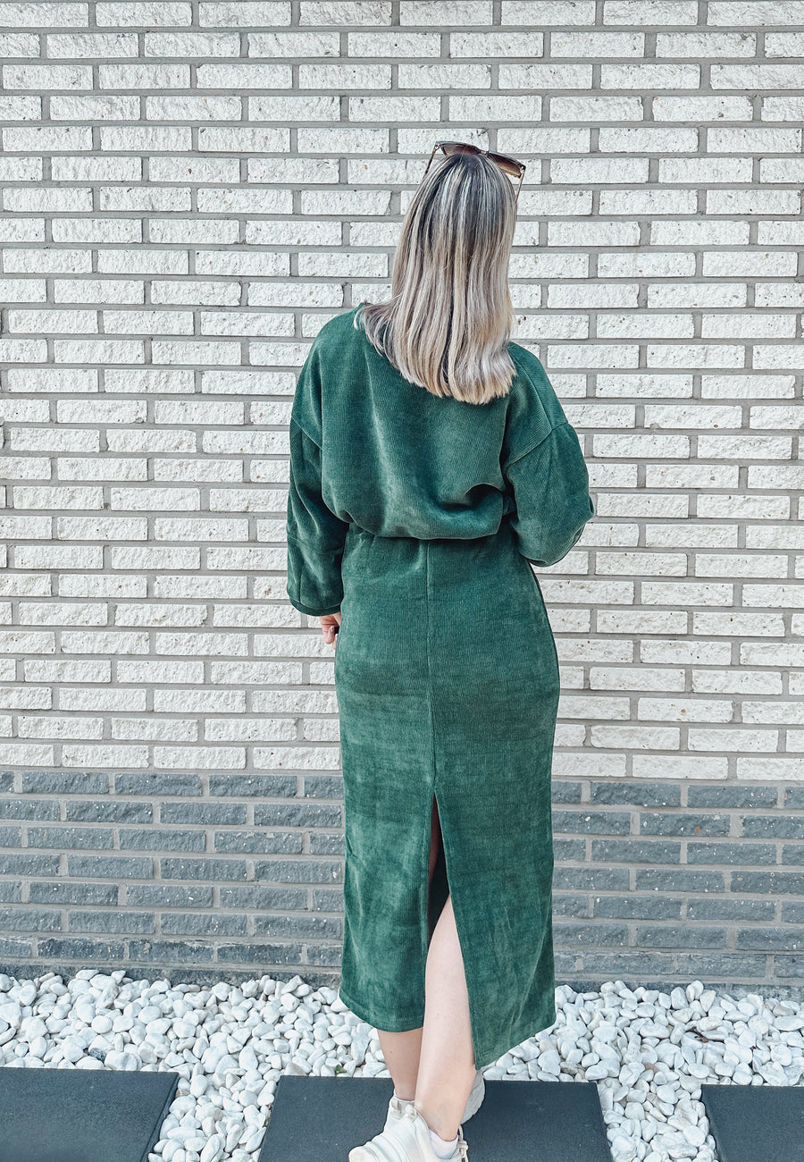 FENNA SET - DONKER GROEN