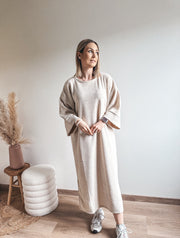 FENNA DRESS - BEIGE