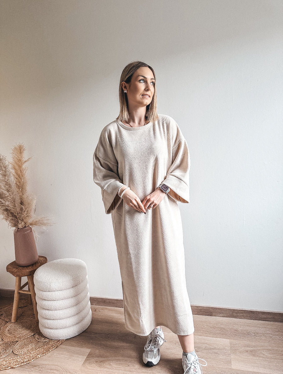 FENNA DRESS - BEIGE