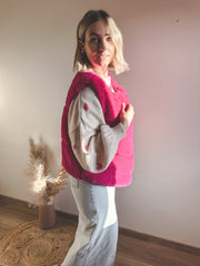 ROXANNE GILET - FUSHIA