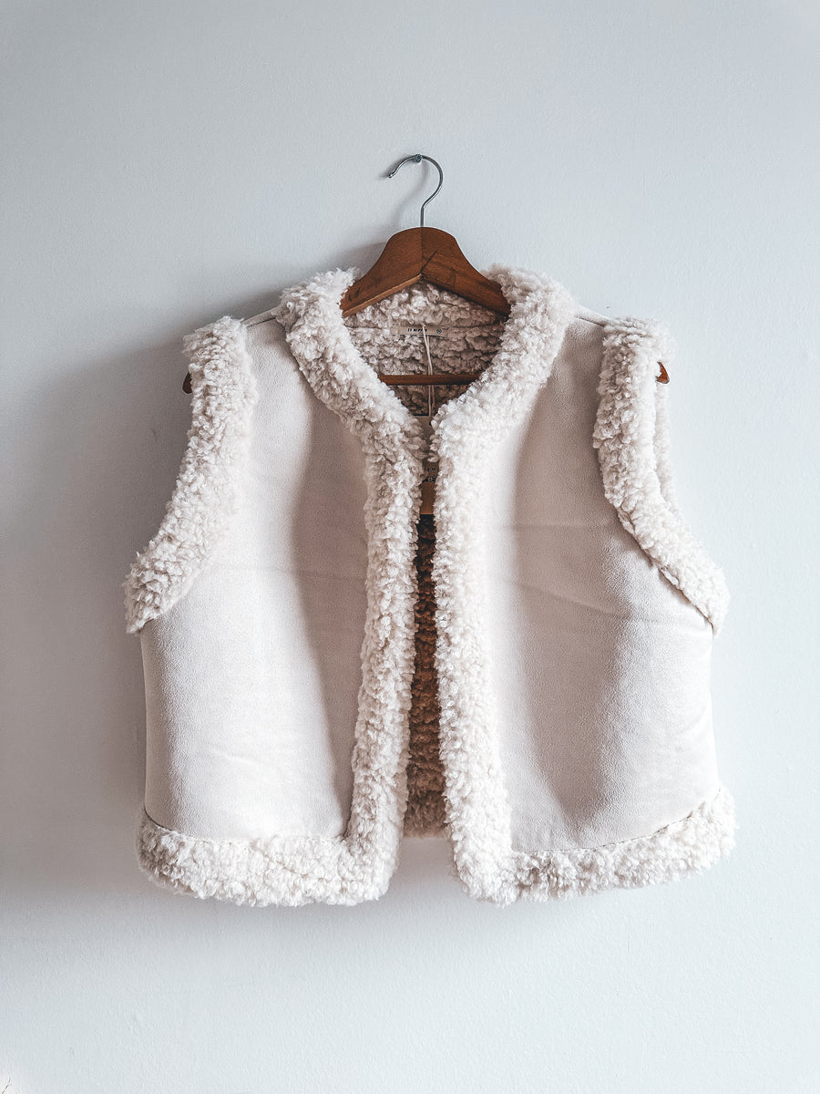 Teddy gilet - creme
