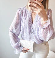 LYNN BLOUSE - LILA