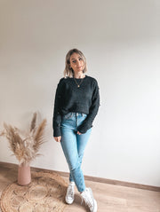 FLEUR KNIT - ZWART