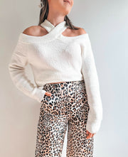 CROSSED KNIT - WIT