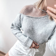 LACE KNIT - GRIJS