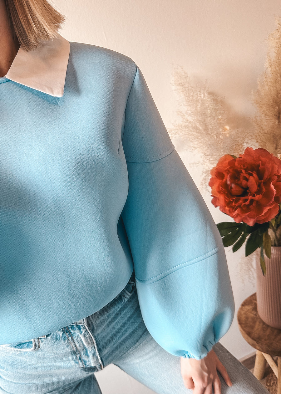 LUCY SWEATER - BLAUW