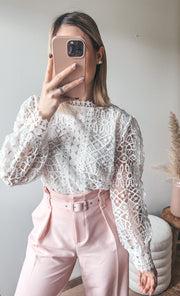 MILOU BLOUSE - WIT