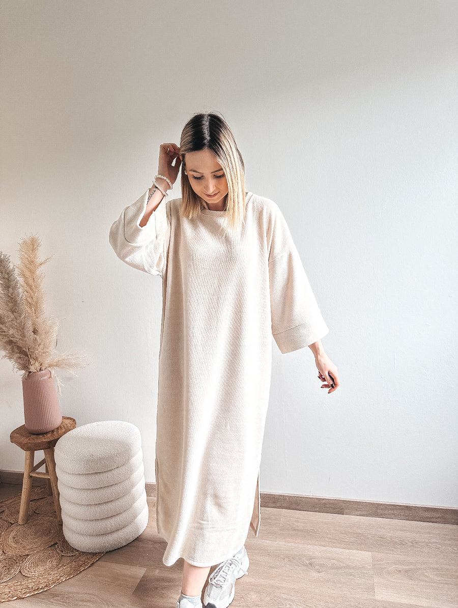 FENNA DRESS - BEIGE