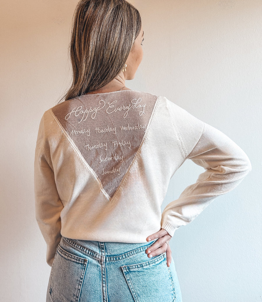 HAPPY EVERYDAY KNIT - ECRU