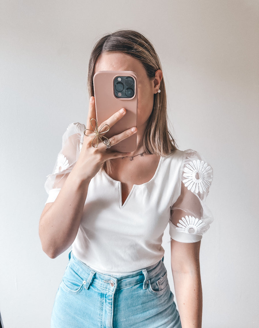 CLARA T-SHIRT - WIT