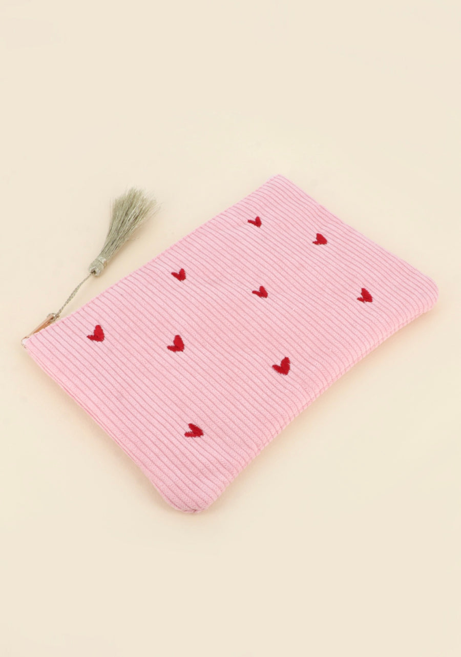 CORDUROY TOILETTAS - ROZE