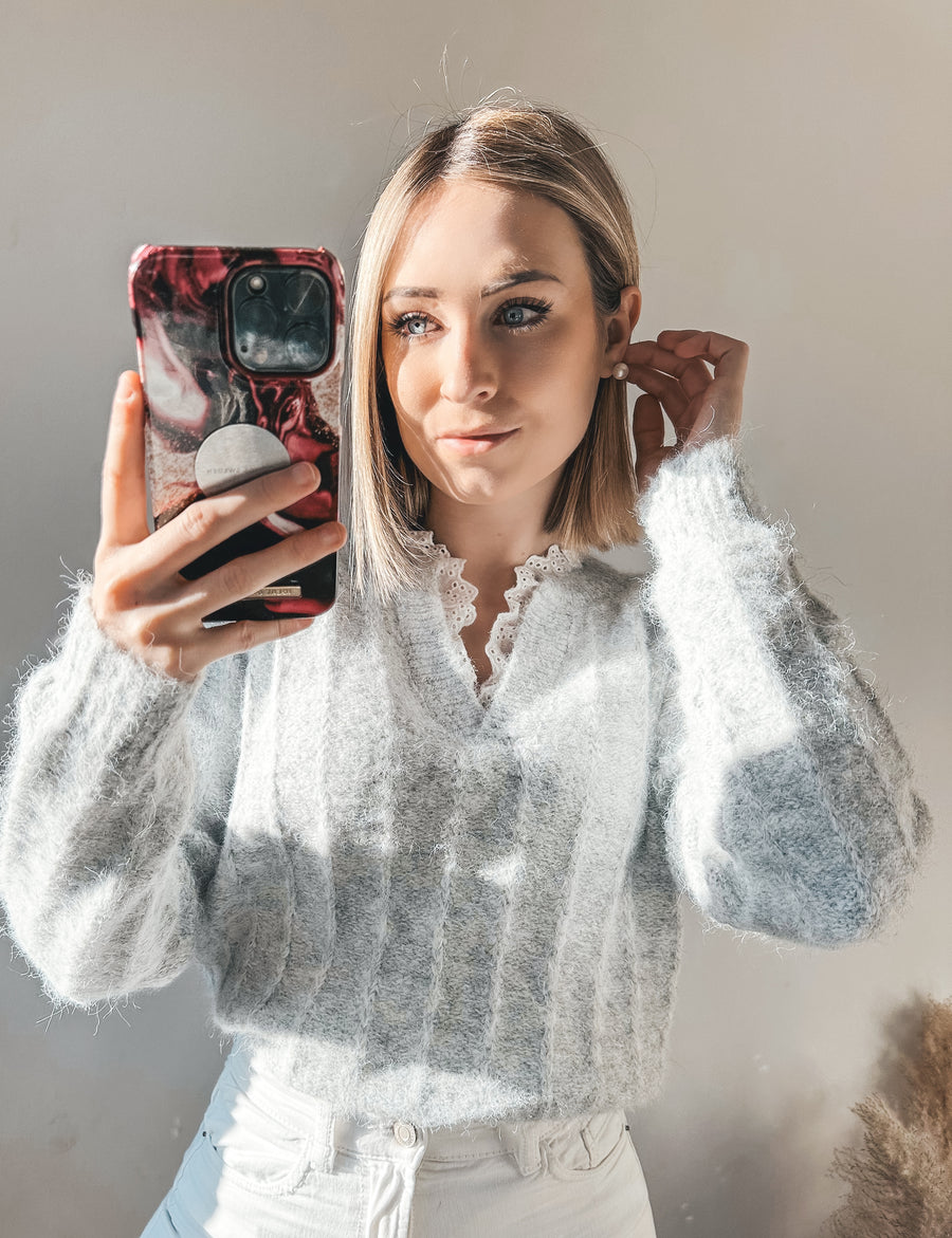 LOUISE KNIT - GRIJS