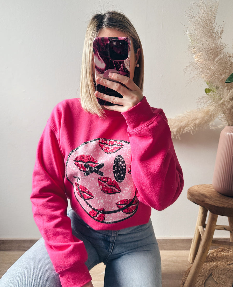VALENTINE SWEATER - FUSHIA