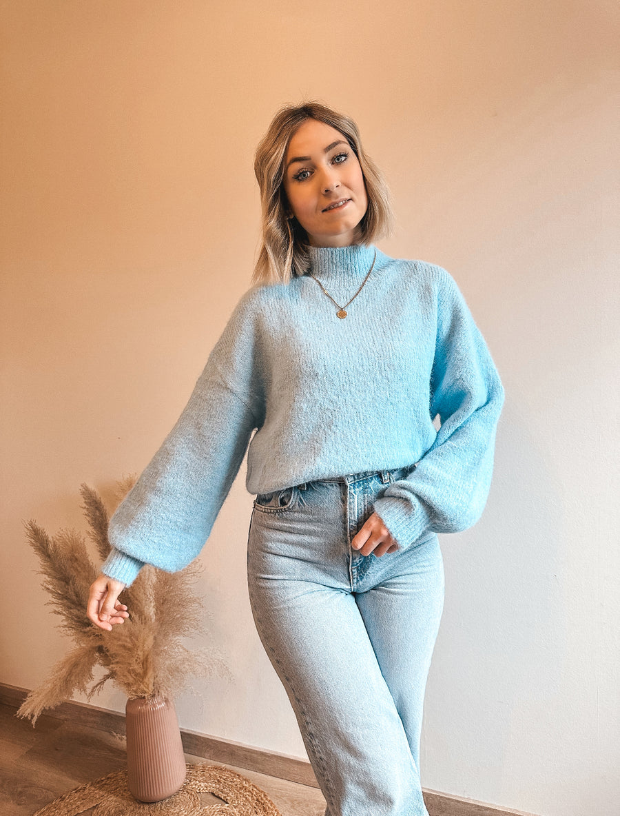 OLIVIA KNIT - BLAUW