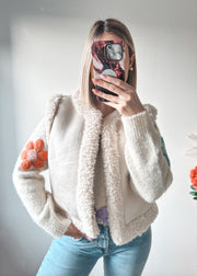 Teddy gilet - creme