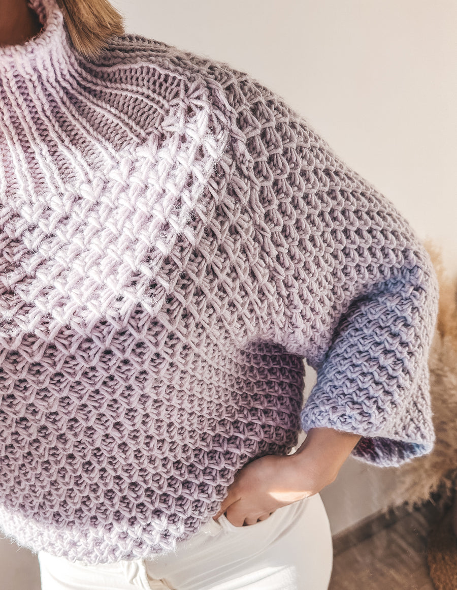 VIOLET KNIT- LILA