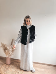 ROXANNE GILET - ZWART