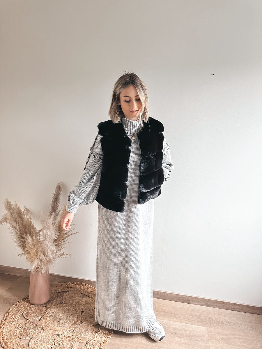 ROXANNE GILET - ZWART