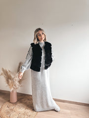 ROXANNE GILET - ZWART
